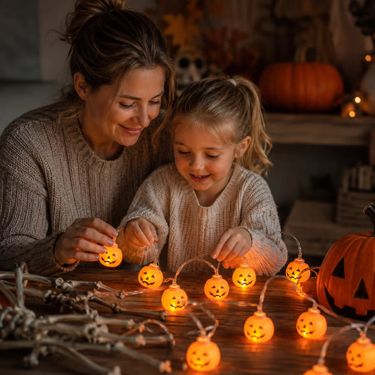 String Lights Battery-Powered LED Halloween Designs
