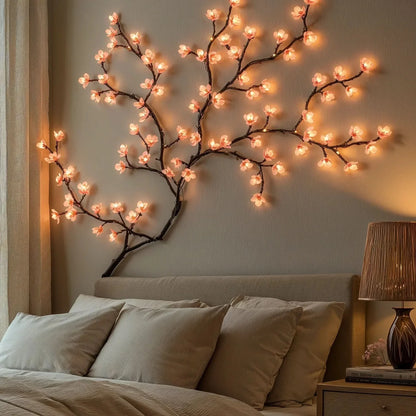 String Lights Cherry Blossom Warm White 72 LEDs Indoor Outdoor