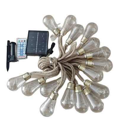 String Lights Clear Bulbs Warm LED Lighting