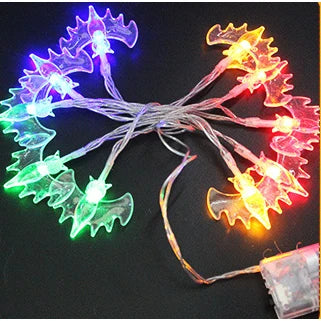 String Lights Halloween Character Covers Battery-Powered Weather-Resistant