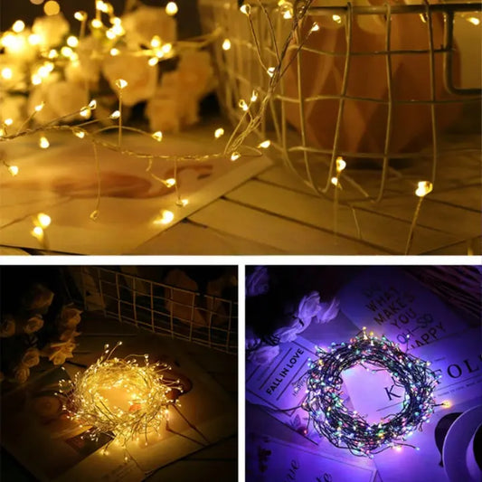 String Lights LED Copper Wire USB & Battery Indoor Outdoor
