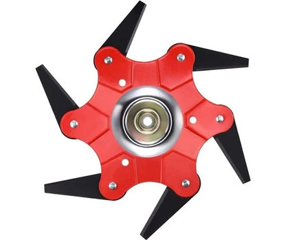 String Trimmer Head 6-Tooth Manganese Steel Replacement Blade