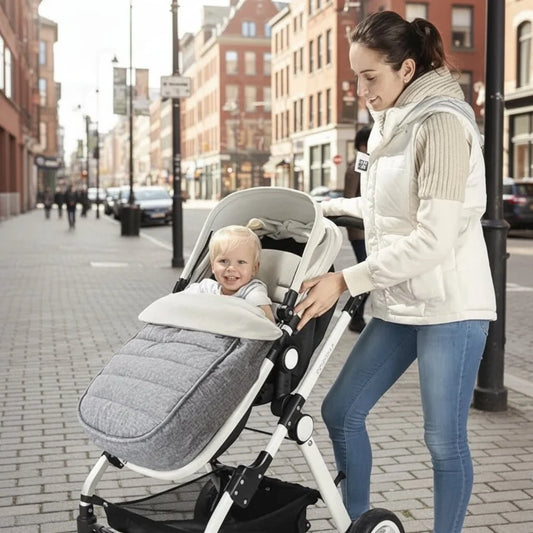 Stroller Footmuff Universal Fit Weather-Resistant Warm Lining