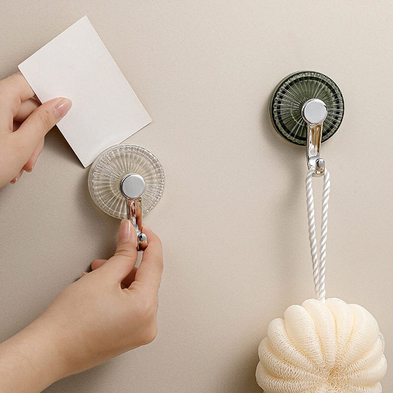 Suction Cup Hooks No-Drill Waterproof Set of 3