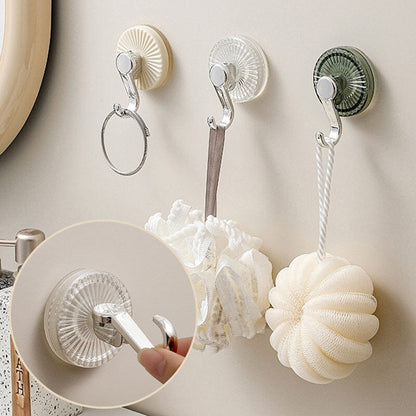 Suction Cup Hooks No-Drill Waterproof Set of 3