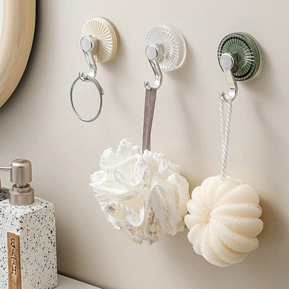 Suction Cup Hooks No-Drill Waterproof Set of 3
