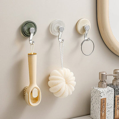 Suction Cup Hooks No-Drill Waterproof Set of 3