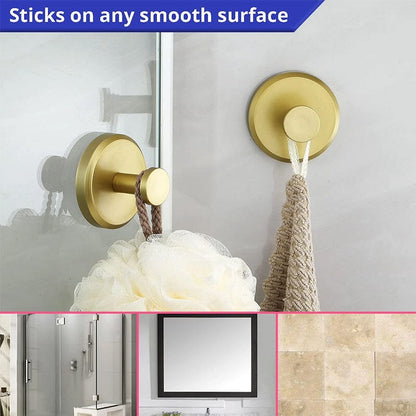 Suction Cup Wall Hook Twist-Lock Holds 15 lb