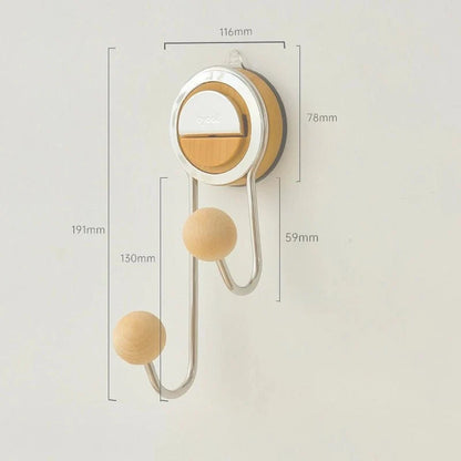 Suction Hooks Strong Hold Waterproof No-Drill Installation