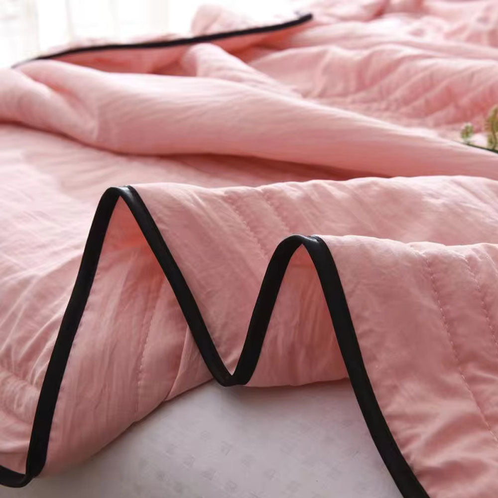 Summer Blanket Cooling Cotton-Bamboo Blend Ultralight