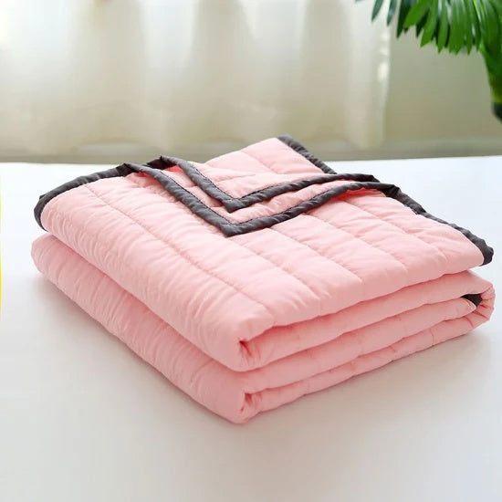 Summer Blanket Cooling Cotton-Bamboo Blend Ultralight