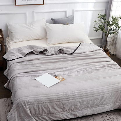 Summer Blanket Cooling Cotton-Bamboo Blend Ultralight
