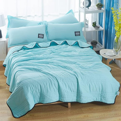 Summer Blanket Cooling Cotton-Bamboo Blend Ultralight