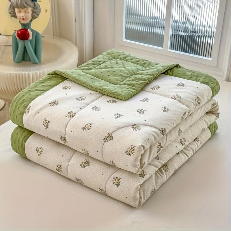 Summer Blanket Ultra Thin Breathable Polyester Floral Print