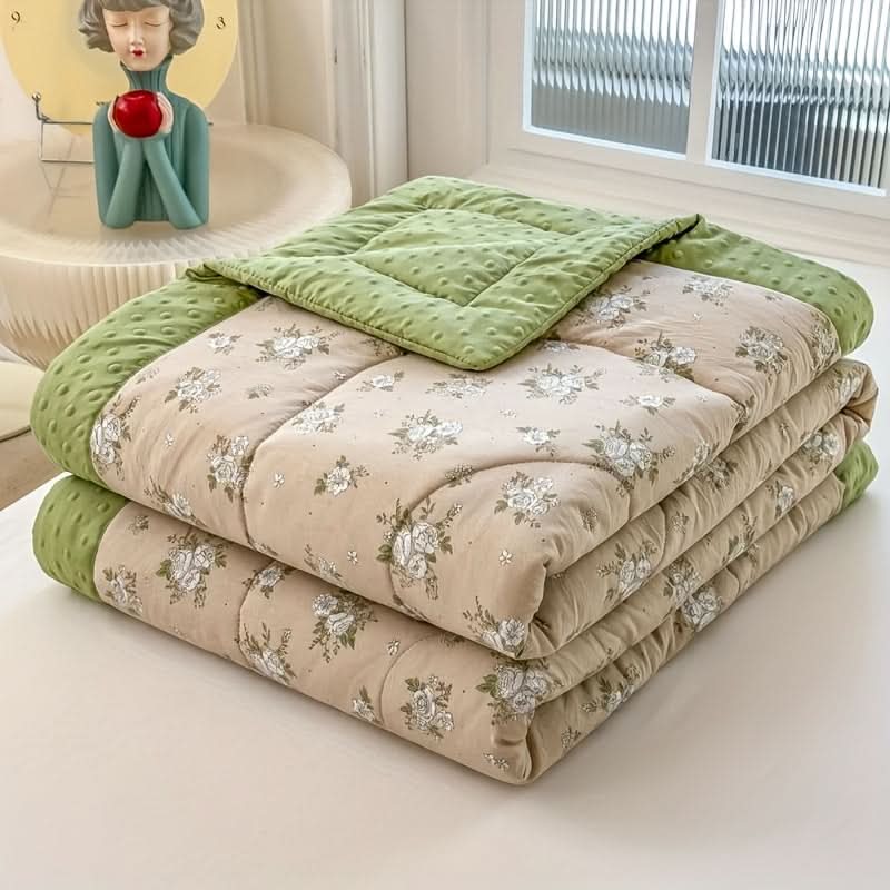 Summer Blanket Ultra Thin Breathable Polyester Floral Print