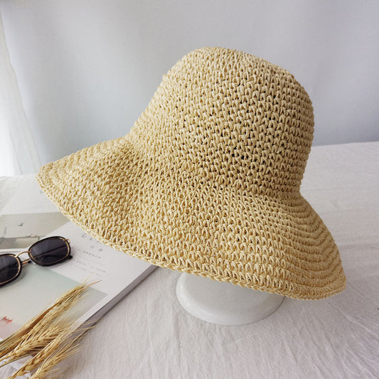 Sun Hat Braided Straw Wide Brim