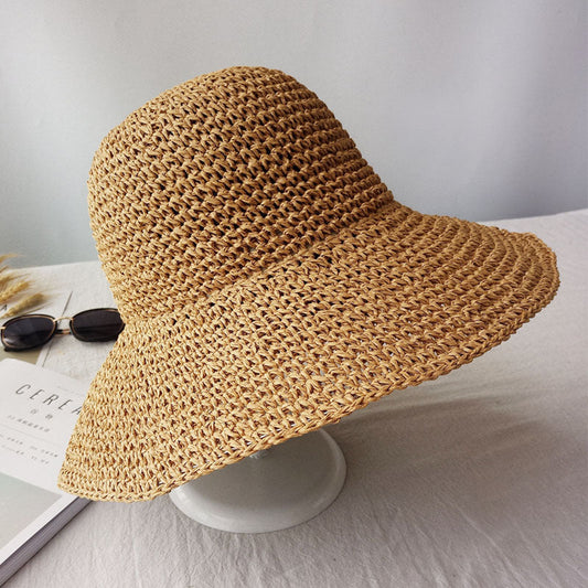 Sun Hat Braided Straw Wide Brim