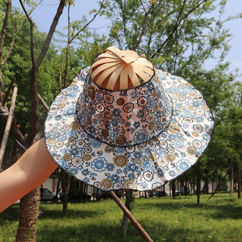 Sun Hat Foldable Wide Brim UV Protection & Fan