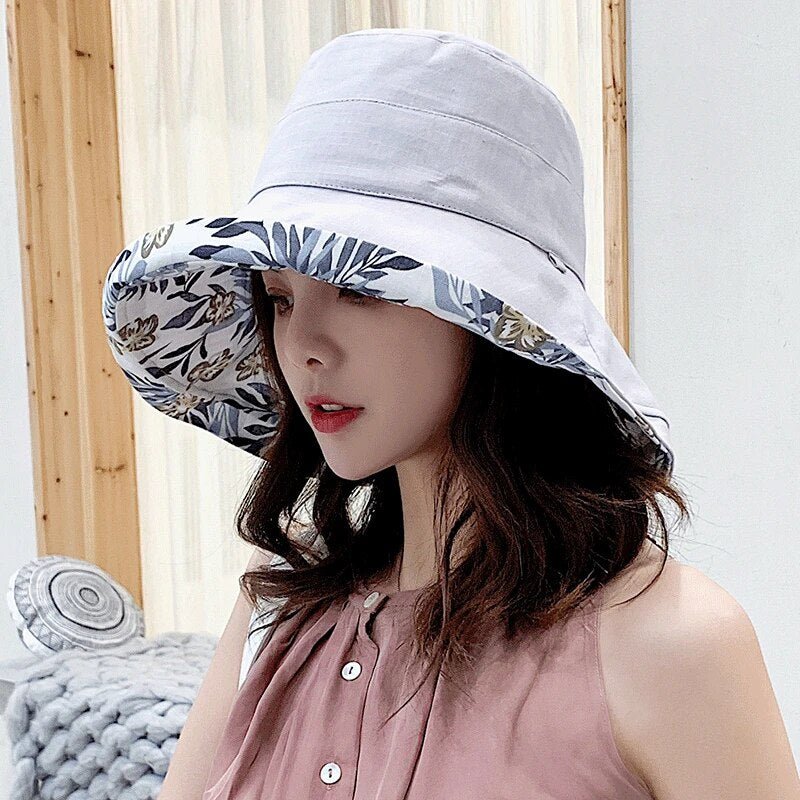 Sun Hat Reversible Wide Brim UV Protection