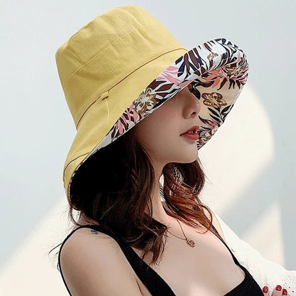 Sun Hat Reversible Wide Brim UV Protection