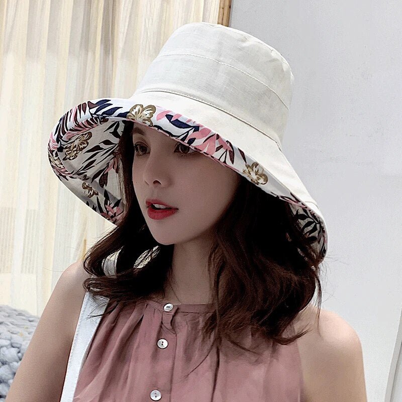 Sun Hat Reversible Wide Brim UV Protection