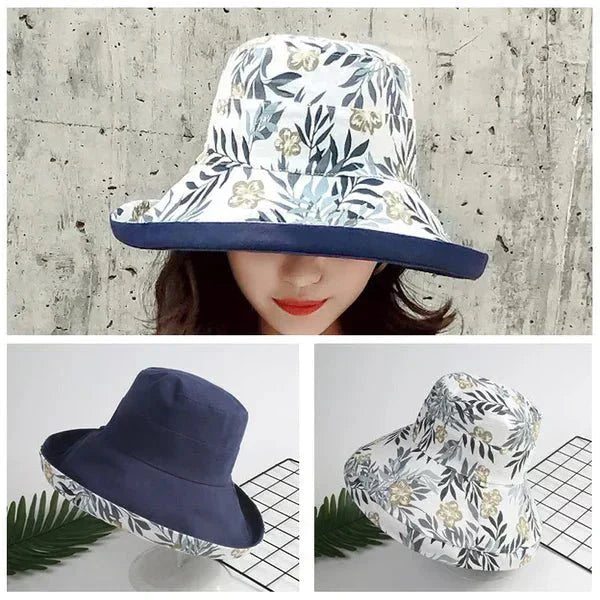 Sun Hat Reversible Wide Brim UV Protection
