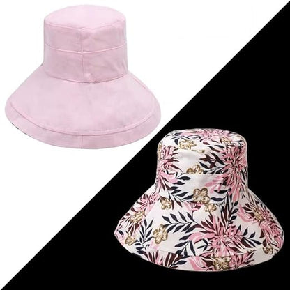 Sun Hat Reversible Wide Brim UV Protection