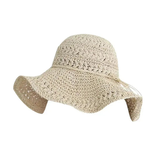 Sun Hat Straw Wide Brim UV Protection