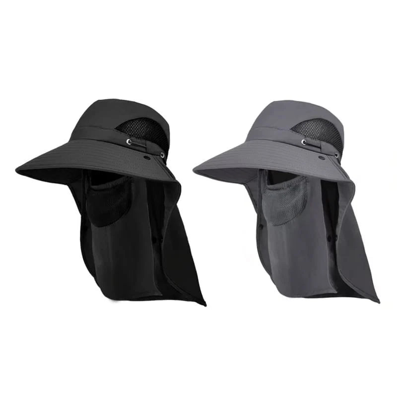 Sun Hat Wide Brim Removable Neck & Face Shield