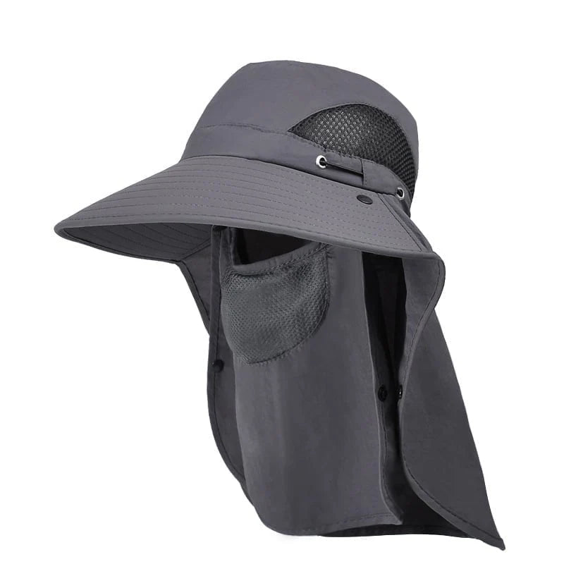 Sun Hat Wide Brim Removable Neck & Face Shield