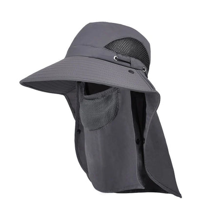 Sun Hat Wide Brim Removable Neck & Face Shield