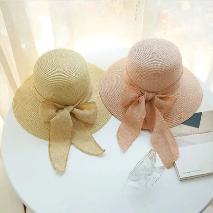 Sun Hat Wide Brim Straw Adjustable Fit