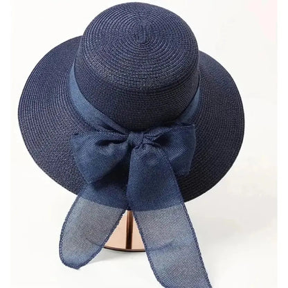 Sun Hat Wide Brim Straw Adjustable Fit