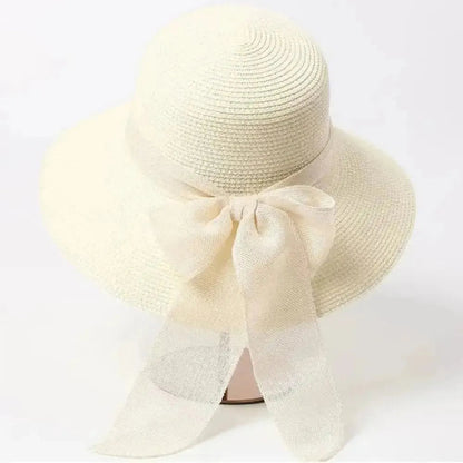 Sun Hat Wide Brim Straw Adjustable Fit