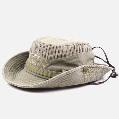 Sun Hat Wide Brim UV Protection Adjustable Chin Strap