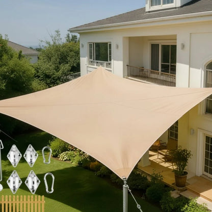 Sun Shade Sail Waterproof UV Protection Polyester Fabric
