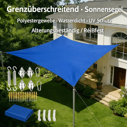 Sun Shade Sail Waterproof UV Protection Polyester Fabric