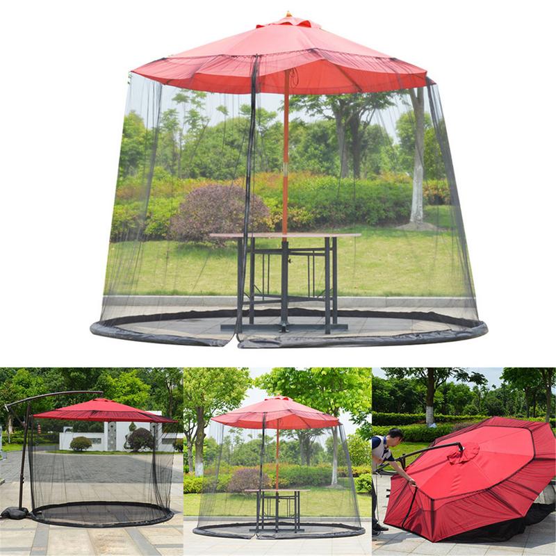 Sun Umbrella Mosquito Net Fine Mesh Tool Free
