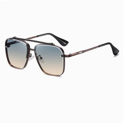 Sunglasses Gradient Lenses Lightweight Metal Frame