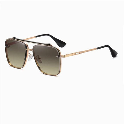 Sunglasses Gradient Lenses Lightweight Metal Frame