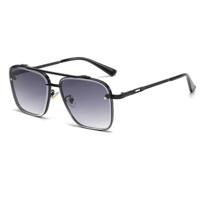 Sunglasses Gradient Lenses Lightweight Metal Frame