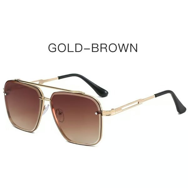 Sunglasses Oversized Retro UV400 Metal Frame