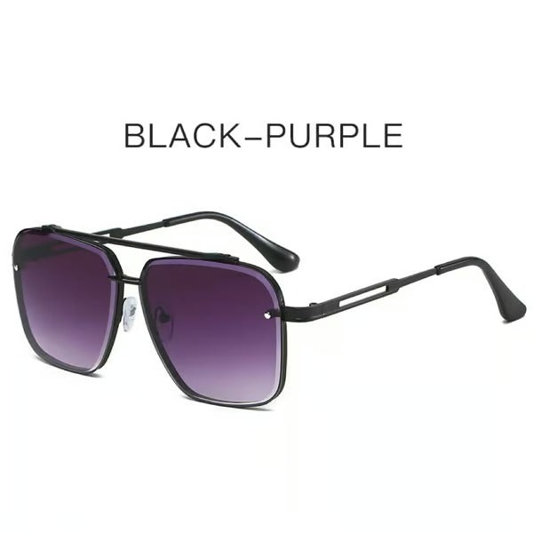 Sunglasses Oversized Retro UV400 Metal Frame