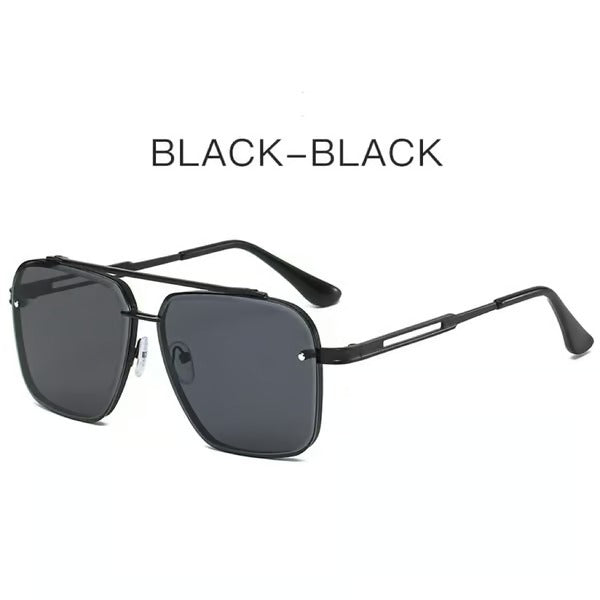 Sunglasses Oversized Retro UV400 Metal Frame