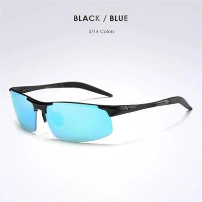 Sunglasses Photochromic Polarized Lenses Ultra-Light Aluminum Frame