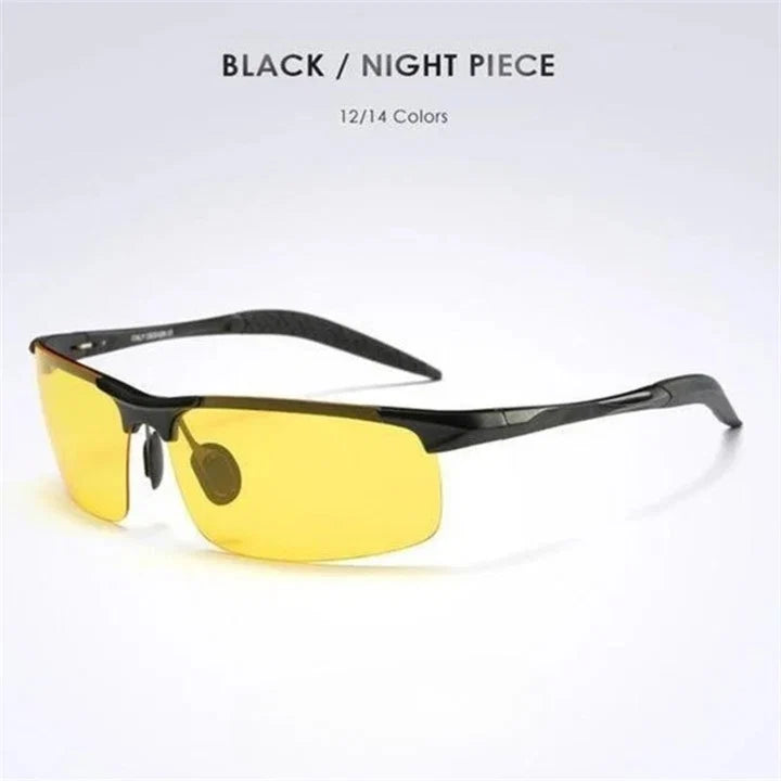 Sunglasses Photochromic Polarized Lenses Ultra-Light Aluminum Frame