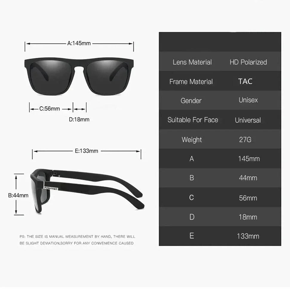 Sunglasses Polarized Lenses UV400 Protection Lightweight Frame