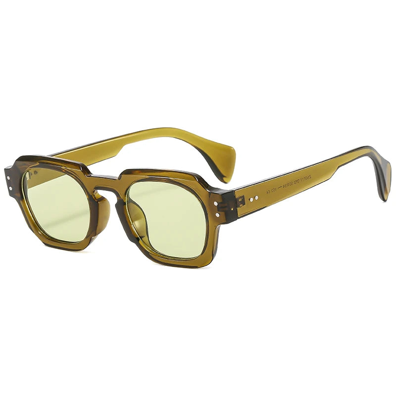 Sunglasses Retro Square Frame UV400 Protection