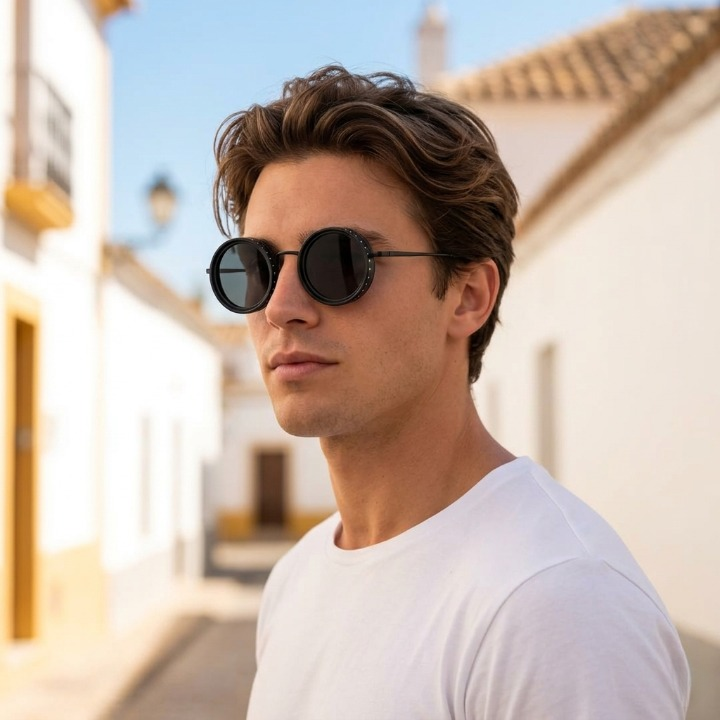 Sunglasses Round Lenses UV400 Lightweight