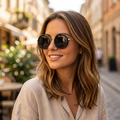 Sunglasses Round Lenses UV400 Lightweight